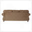 Canapé et causeuse en similicuir avec têtes de clou bronze antique, rembourrés pour un confort et un style inégalés-1249322518