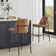 Angelick Upholstered Counter Stool with Metal Frame
