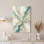Art mural sur toile bleu sarcelle et or-132729940