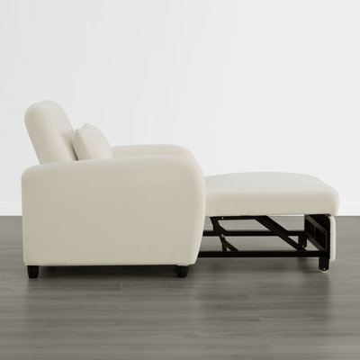 Pebblea Chenille Convertible Chair Bed