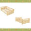 Lit plateforme en bois pour enfants avec balustrades-1813285805-1813285806