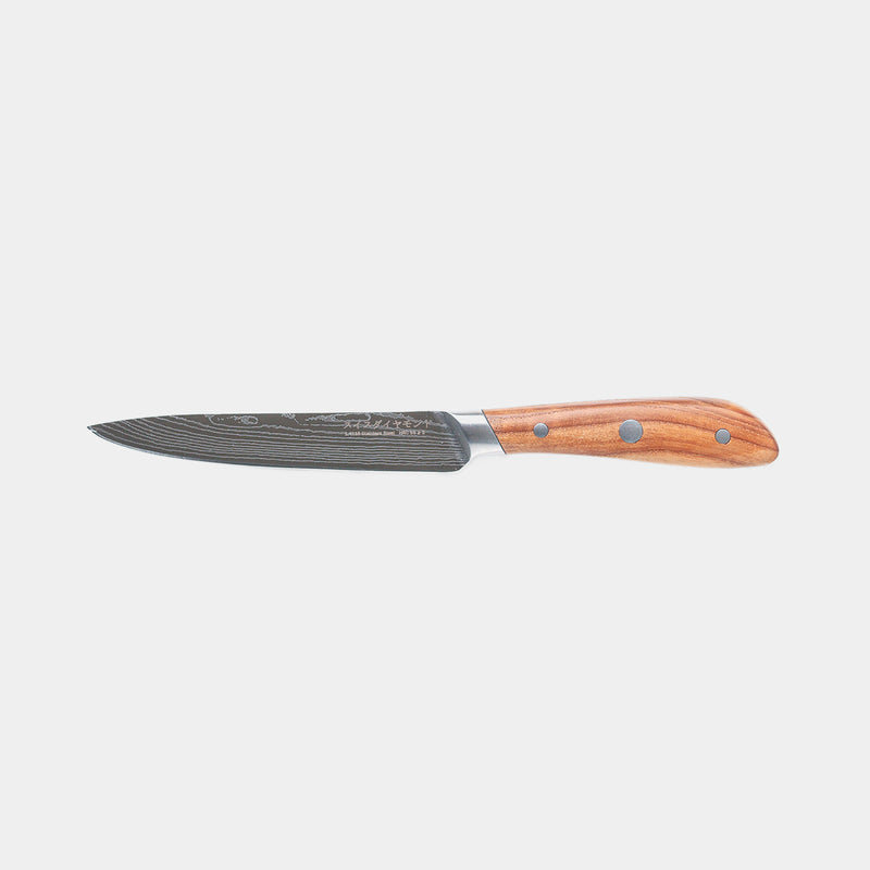 Swiss Diamond Wood Handle 5'' Utility Knife