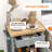HOMCOM Utility Kitchen Cart-1021056748