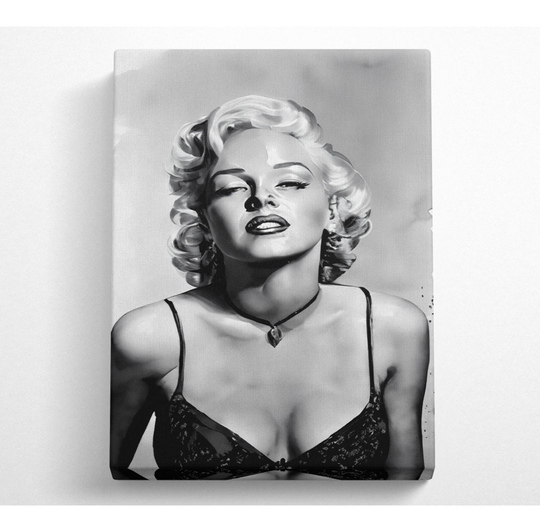 Marilyn Monroe Kuss - Kunstdrucke auf Leinwand