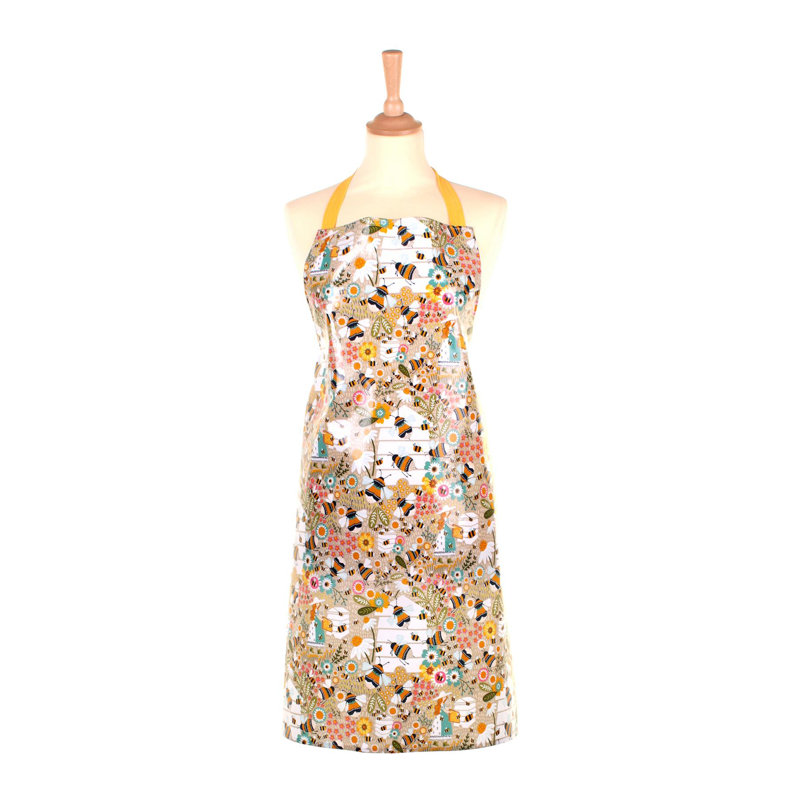 Floral Cotton Bib Apron