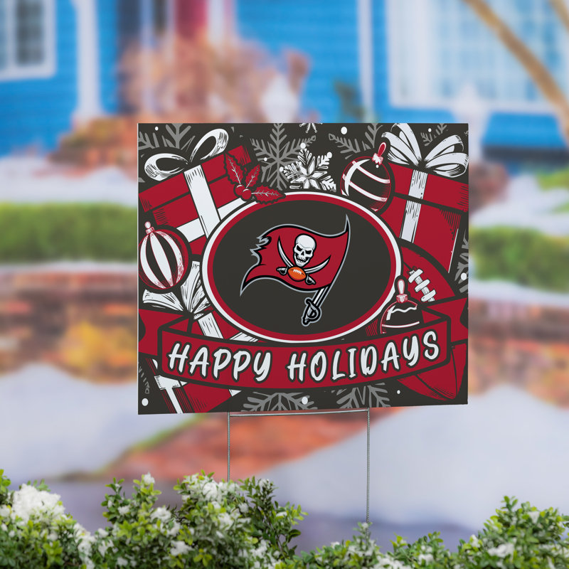 Enseigne de cour pour les Buccaneers de Tampa Bay, fête