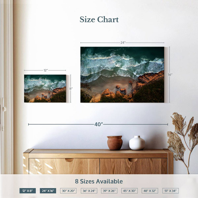 Gillard Coastal Waves, H 16 po x l 24 po