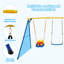 Freeport Park Steel Swing Set with 3 Swing(s)