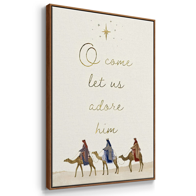 Collection Away In A Manger B, H 25 po x l 17 po x P 1,5 po, Noyer