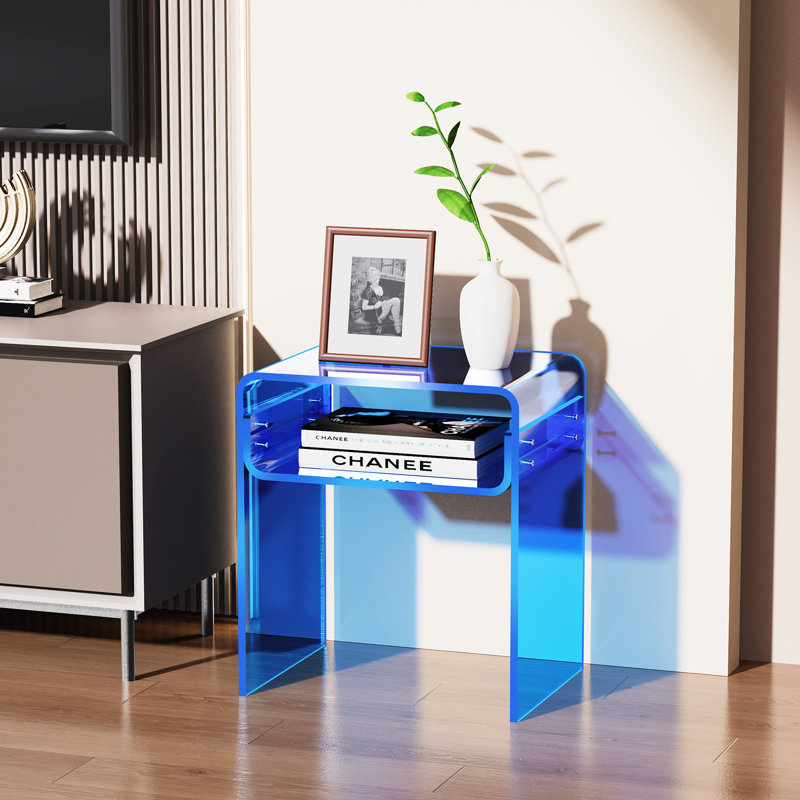 Table de bout, table de chevet et petite table de bout Devontre, Bleu