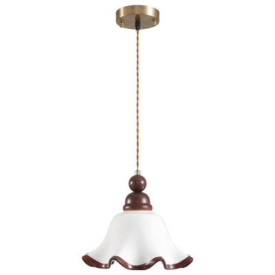 1-Light Ceramic Pandent Light