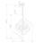 Dorelli 3 - Light Geometric Chandelier