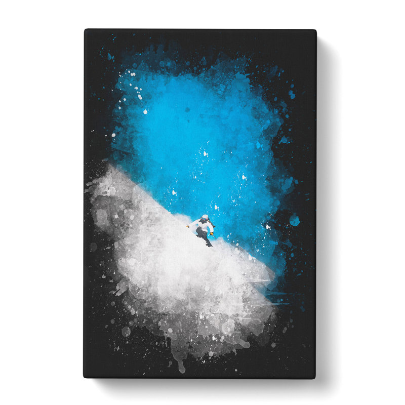 Skiing Vol.1 - Wrapped Canvas, 50cm H x 35cm W x 3cm D