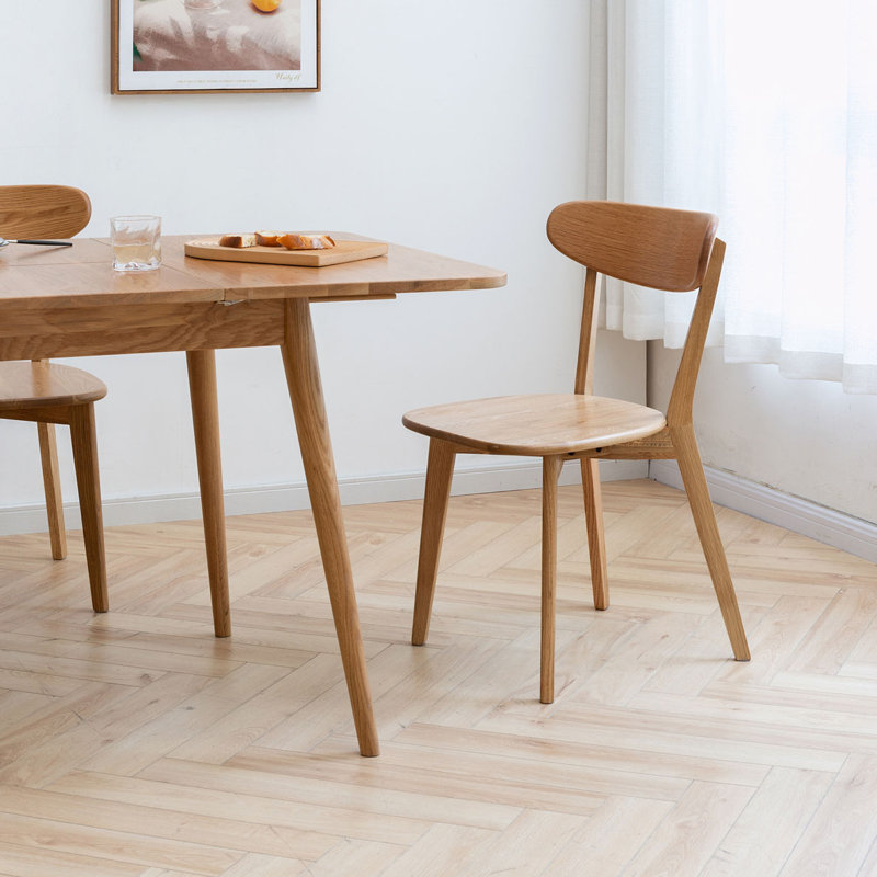 Solid Wood Dining Chairs, Oak