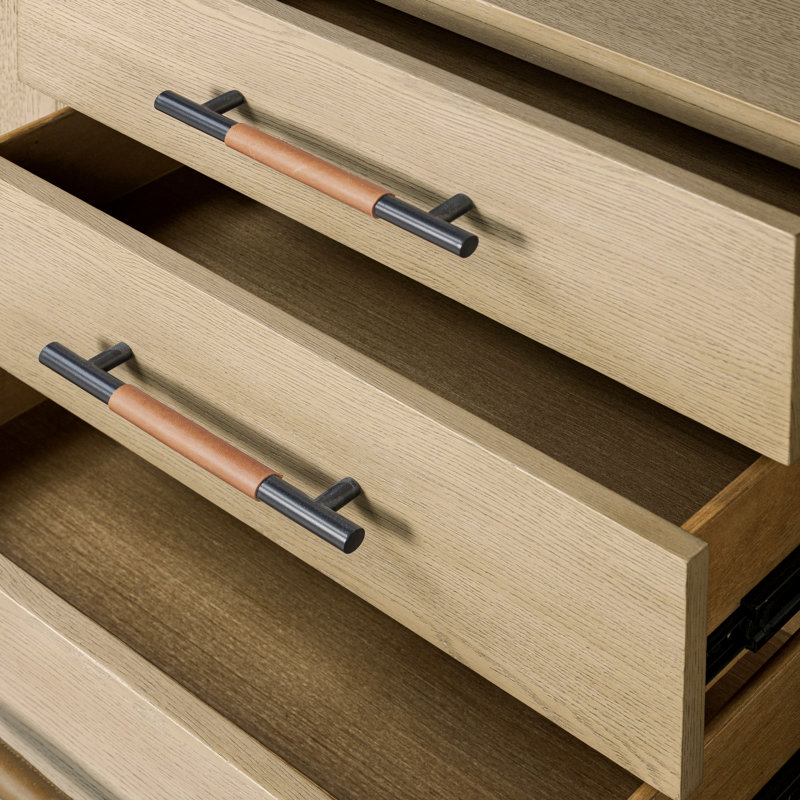 Rosedale Media Console-Yucca Oak Veneer, Natural