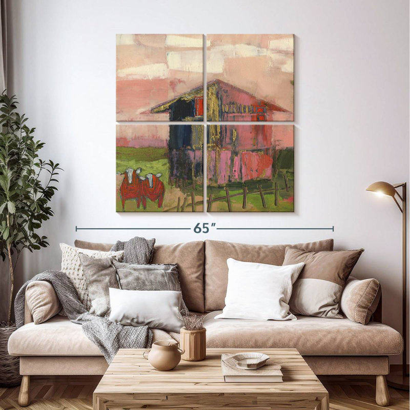 Lilie Buckingham Barn, H 45 po x l 45 po