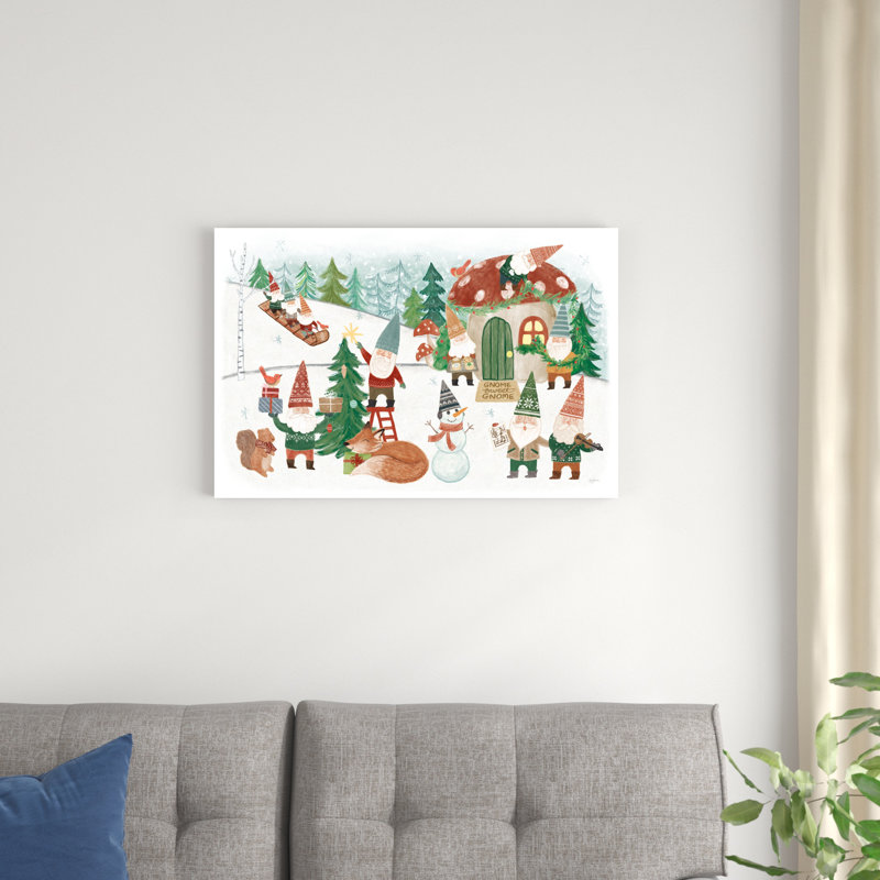 Gnomes des bois V, H 20 po x l 30 po
