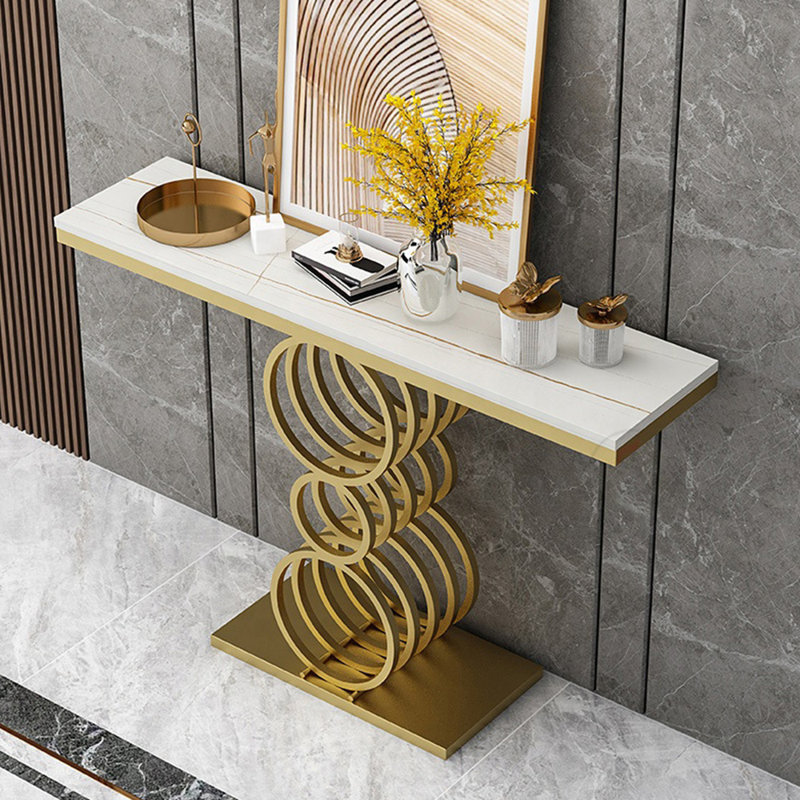 Console simple de style italien, Blanc