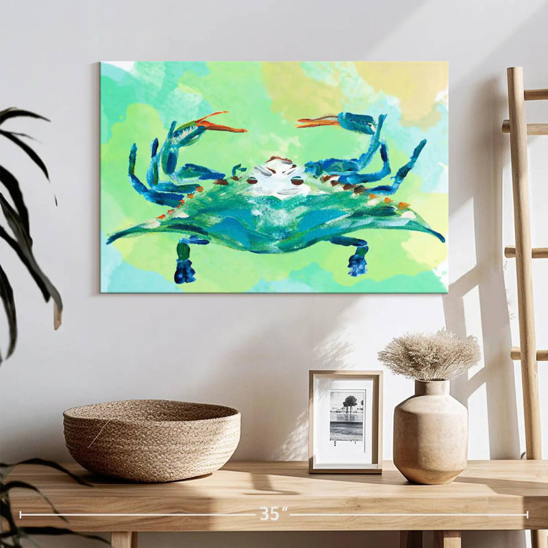 Watercolor Sea Creatures I, H 16 po x l 24 po
