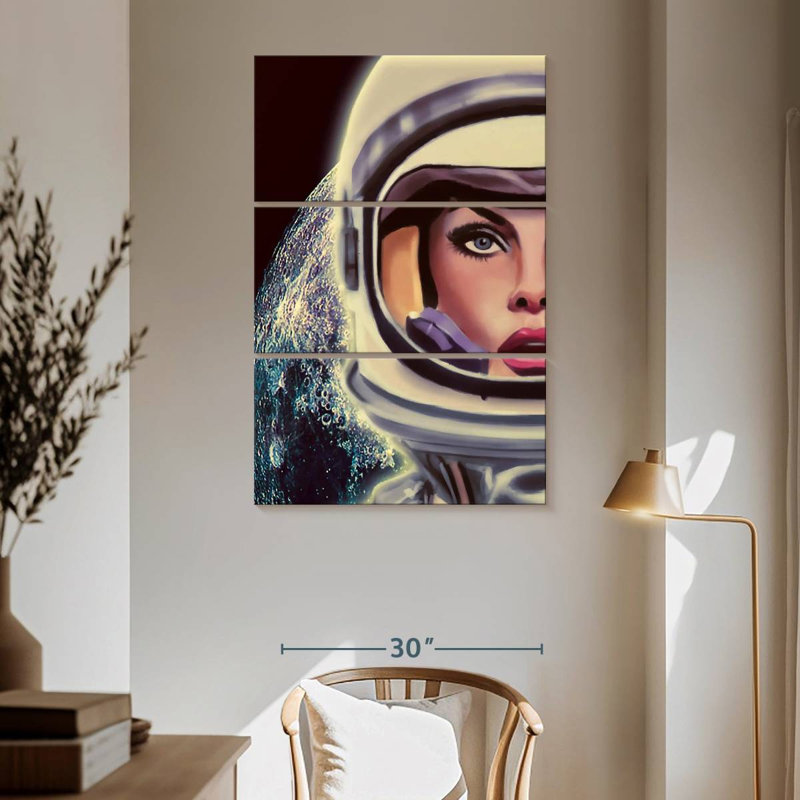 Oberle Le Cosmonaute, 65" H x 42" W