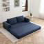 Canapé-lit convertible, canapé-lit pliant en velours côtelé, matelas de lit futon avec oreillers, canapé désossé pour le salon et la chambre à coucher-290227385
