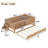Wooden Bed With Built-In Bookshelves And Trundle-148622200-148622201