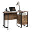 Bureau de style industriel moderne, spacieux et durable avec rangement organisé, idéal pour le bureau à domicile ou les zones d'étude.