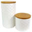 Ceramic / Porcelain Canister - Set of 2