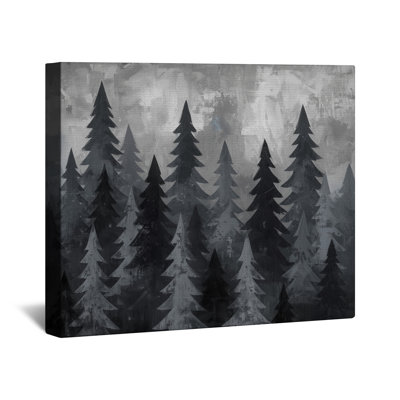 Toile tendue sur toile de pin gris