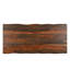Table de salle à manger 86 "en bois massif brun foncé-39327623