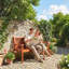 Wood Outdoor Bench