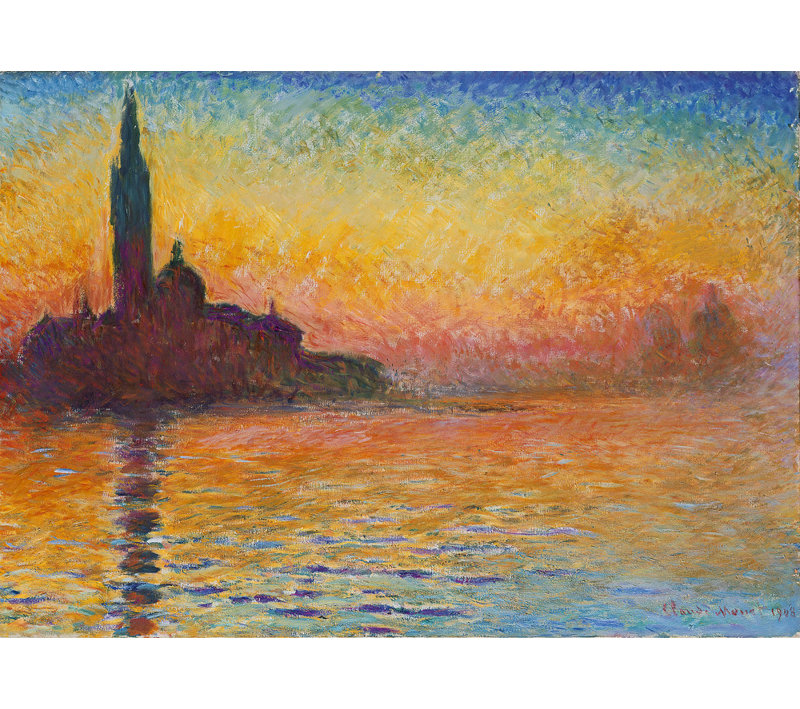 Dusk in Venice, 34" H x 48" W