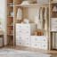 Tiroirs de rangement empilables en tissu - Organisateur modulaire, commode à bricolage, table de chevet, chambre à coucher et salon, plusieurs tailles (standard / plus large / supérieur) et couleurs-1096876087-1096876091