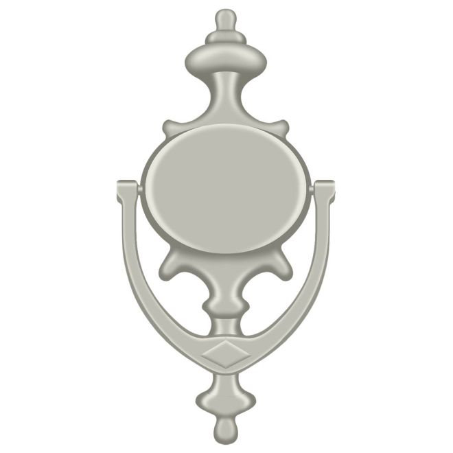 Heurtoir de porte; Impérial Finition nickel satiné, Nickel brossé