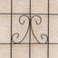 Ensemble de 2 treillis de jardin antirouille en métal 19,7 po-920892956