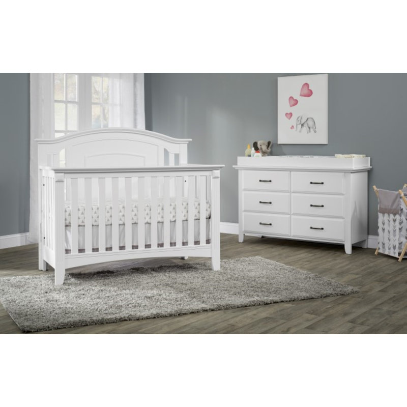 Kenilworth Changing Table Dresser, White