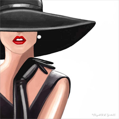 «Fashion» par Elizabeth Tyndall, art mural sur toile