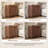 Walnut Nightstand Set of 2  With 3 Drawers, Fluted Wood Bed Side Table for Bedroom, 23.6"W X 15.8"D X 28.1"H-104463774