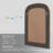Decorative Wall Mirror with Wooden Frame
