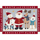 Norsworthy Santa and Friends Area Rug