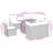  Garden Sofa Set Black
