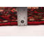 Tapis de couloir unique en laine noué à la main de style années 2000 de 3 pi 5 po x 9 pi 5 po en rouge / bleu marine / beige Ameyali
