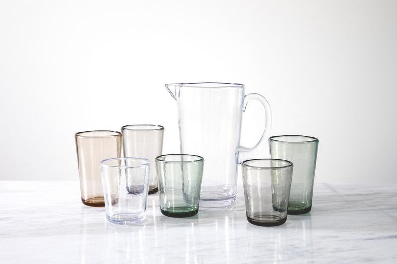 South Bend 12 Piece 14oz. Glassware Set, Green