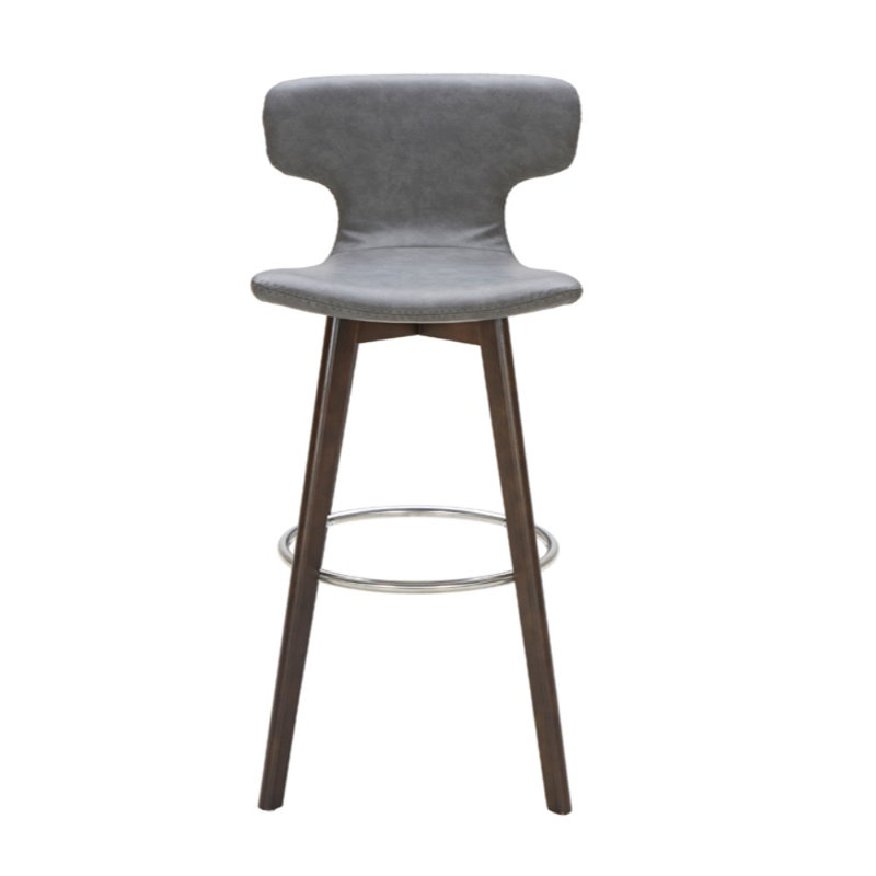 Tabouret de bar Cipriano, Gris foncé