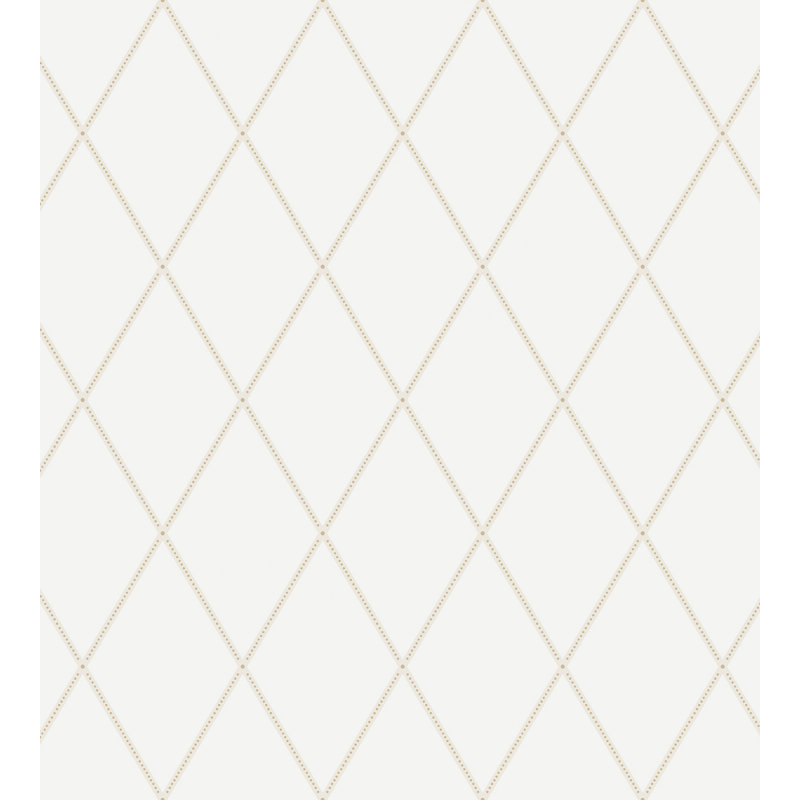Villa Dalaro 2 Geometric Wallpaper Roll by Karolina Kroon, Eggshell