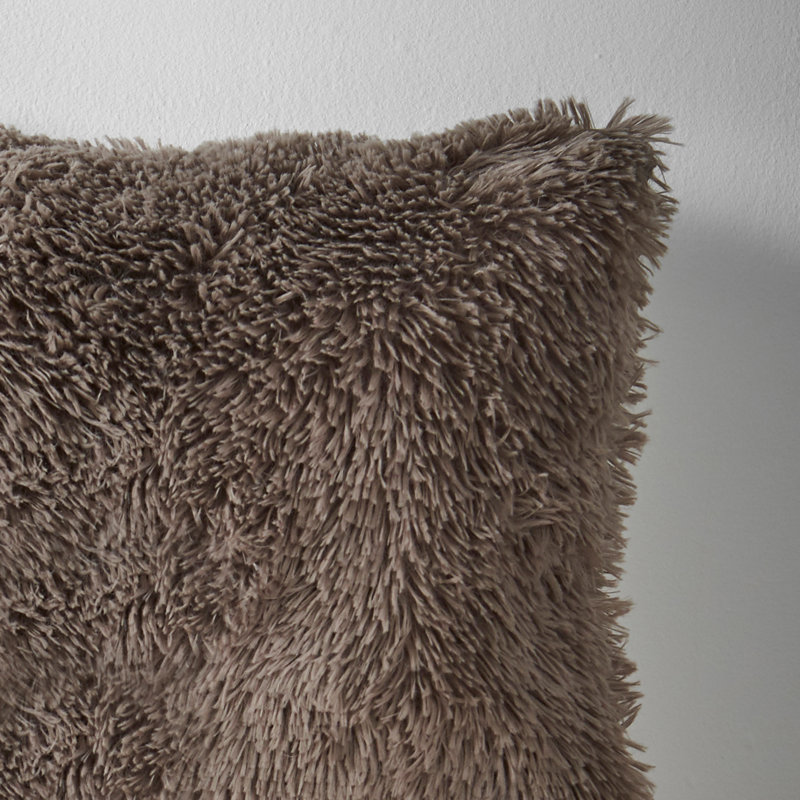 Cuddly Square Filled Cushion, Natural