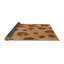 Tapis orange/brun à motif-1303029914