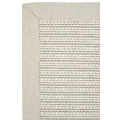 Tapis en sisal à bordure Kent en lin Monterey