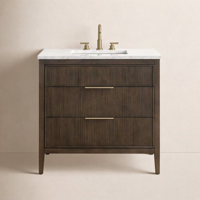Bilroy 36" Oak Single Bathroom Vanity