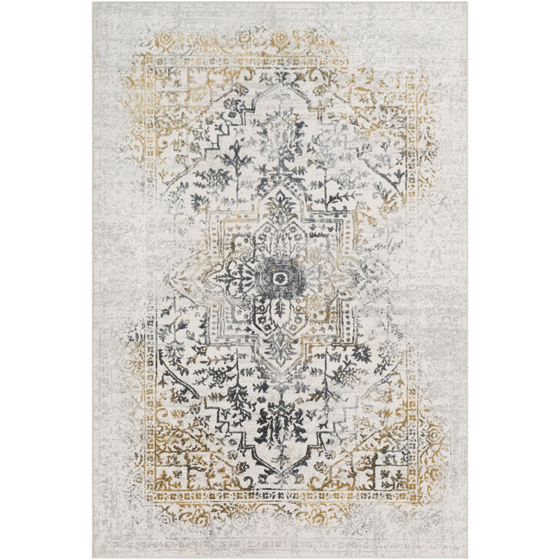 Schreffler Oriental Indoor Rug, Rectangle 6'7" x 9'6"